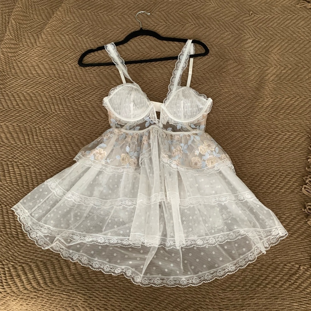For Love & Lemons snow floral slip dress - Picture 10 of 12